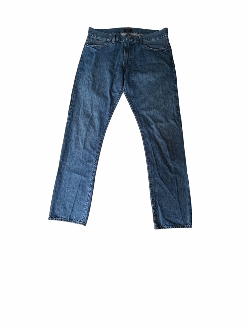 Mens Ralph Lauren Polo Hampton Relaxed Straight Jeans 34x34, Like New